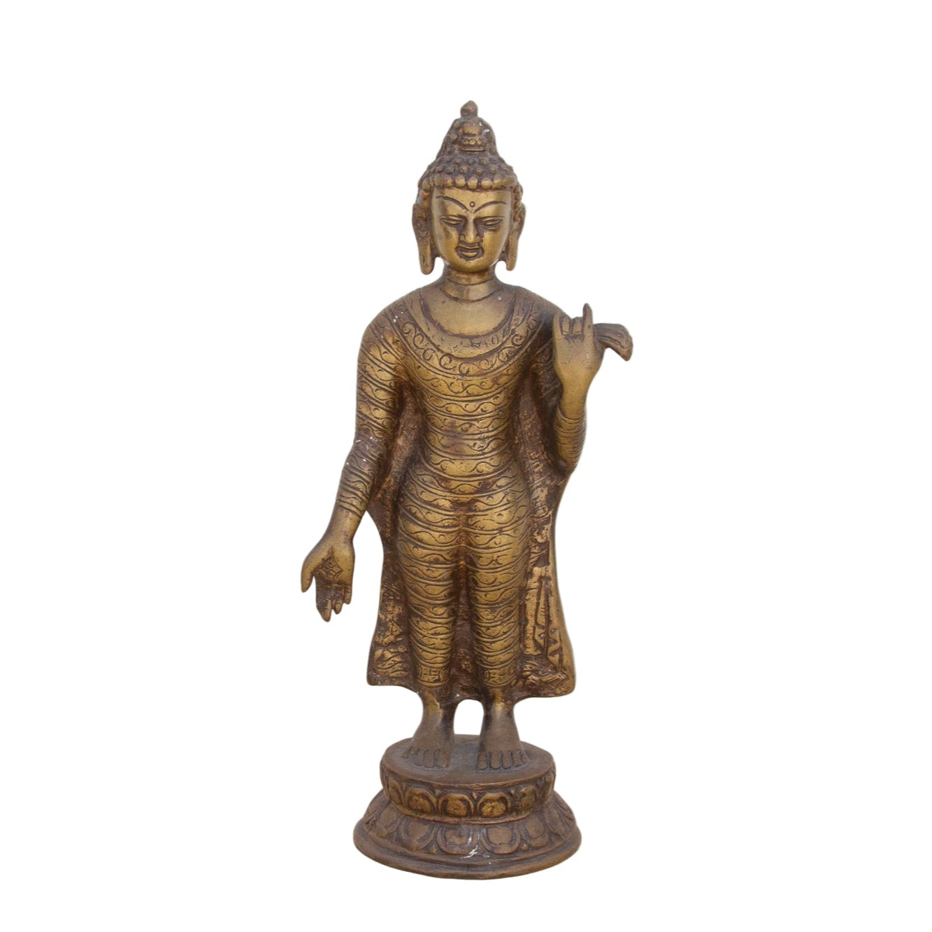Gautam Buddha Brass Statue