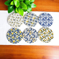Mediterranean Lemon Coasters