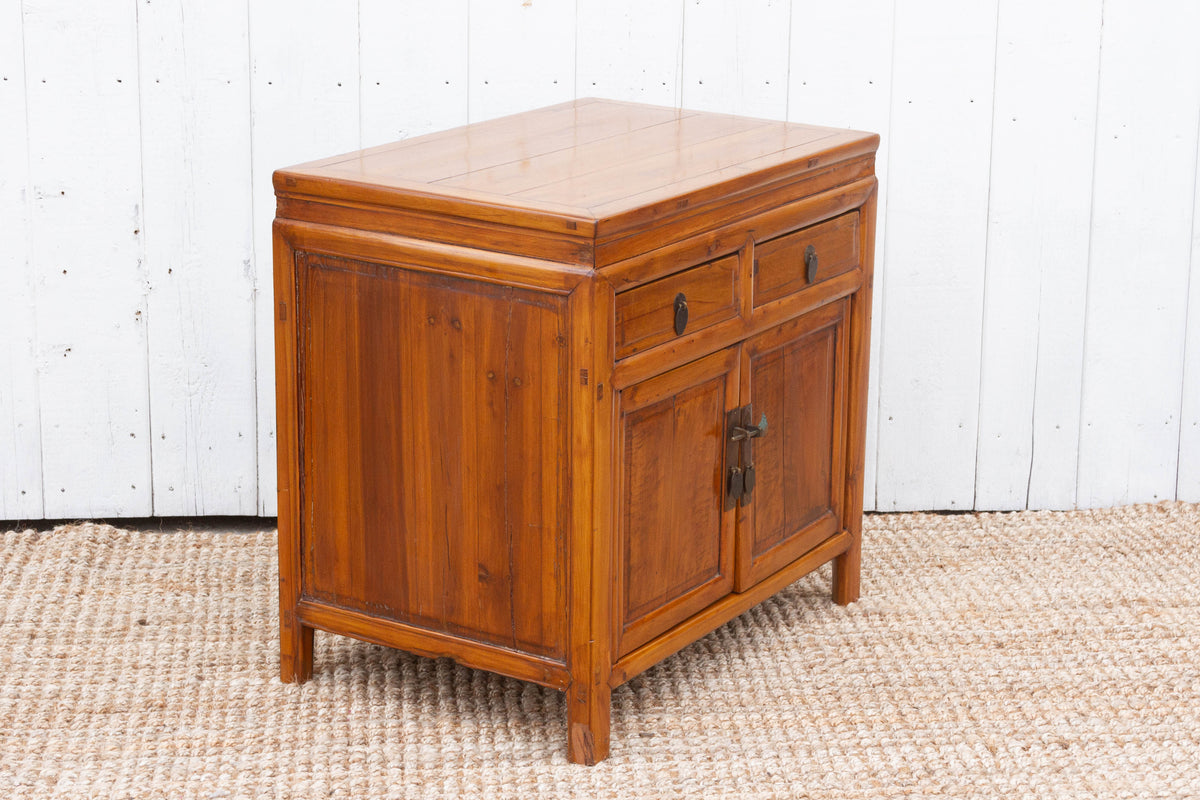 Antique Chinese Cedar Rustic Cabinet