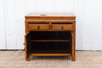 Antique Chinese Cedar Rustic Cabinet