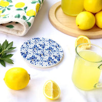 Mediterranean Lemon Coasters