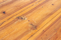 19th Century Bleached Wood Square Center Table