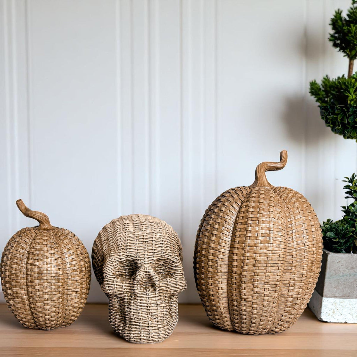 Rattan Pumpkins
