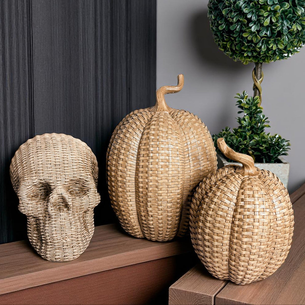 Rattan Pumpkins