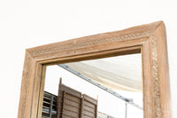 19th Century Charming Indo-French Tall Mirror