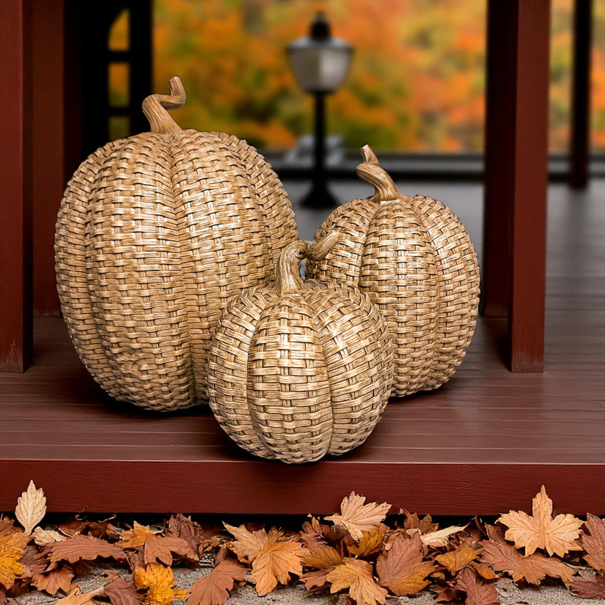 Rattan Pumpkins