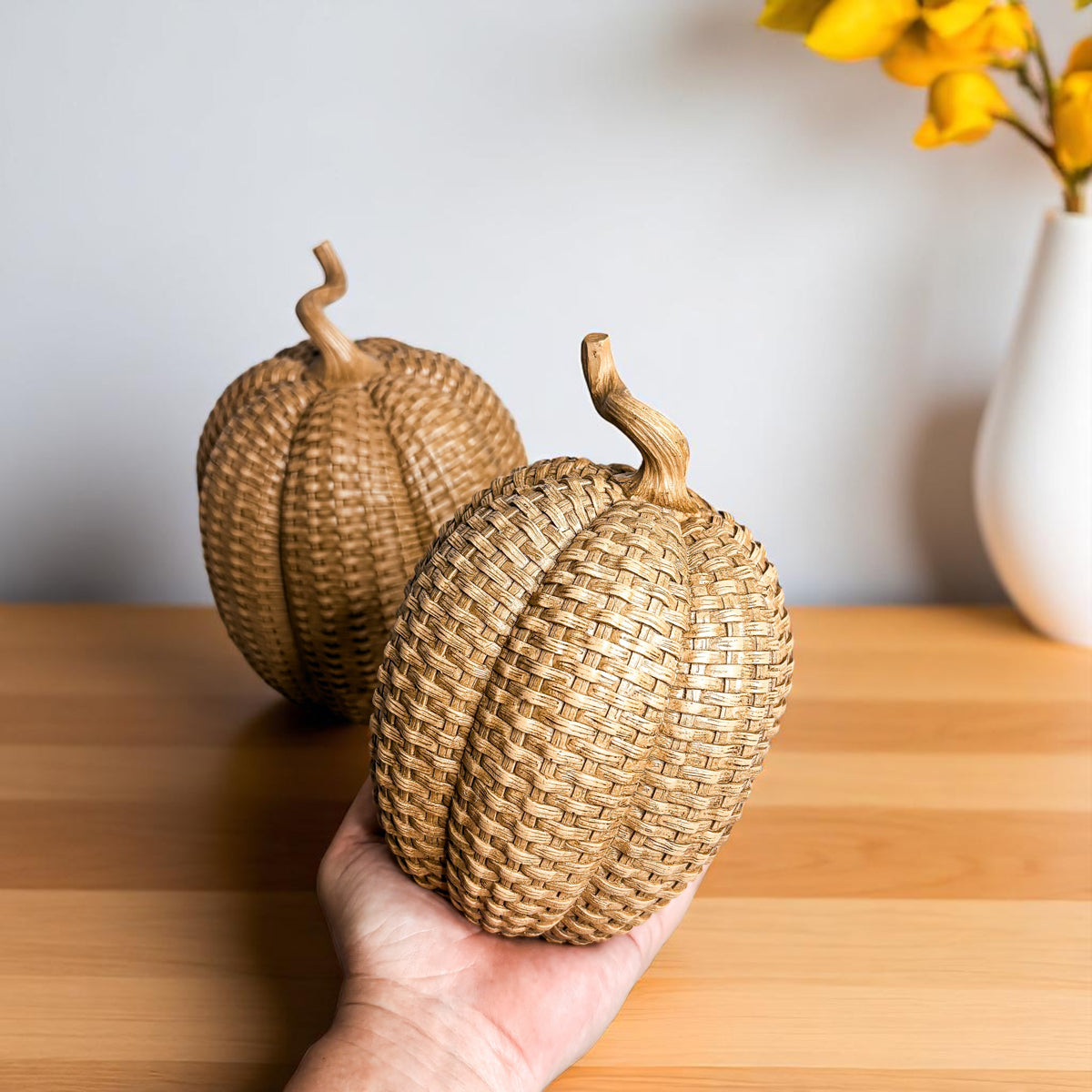 Rattan Pumpkins
