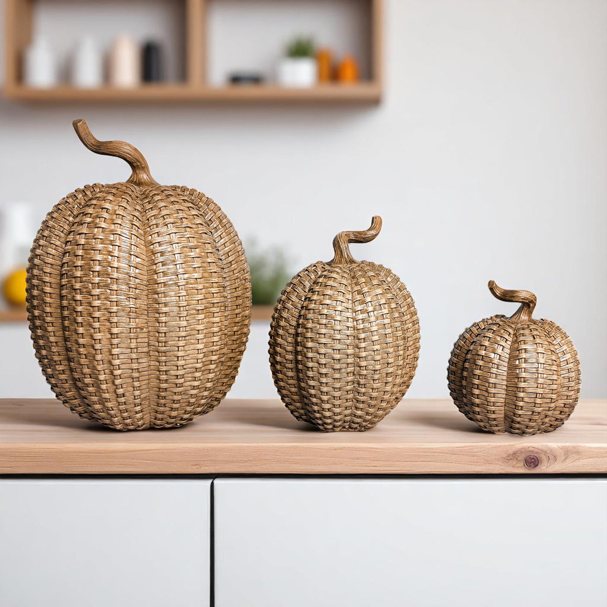 Rattan Pumpkins
