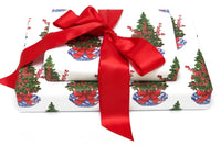Chinoiserie Christmas Gift Wrap (Sold as Set w/ Gift Tags or Separately)