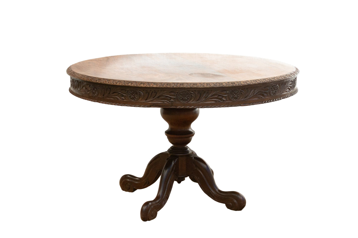 Anglo-Indian Round Rosewood Table
