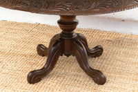 Anglo-Indian Round Rosewood Table