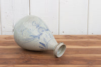 Antique Blue & White Korean Vase