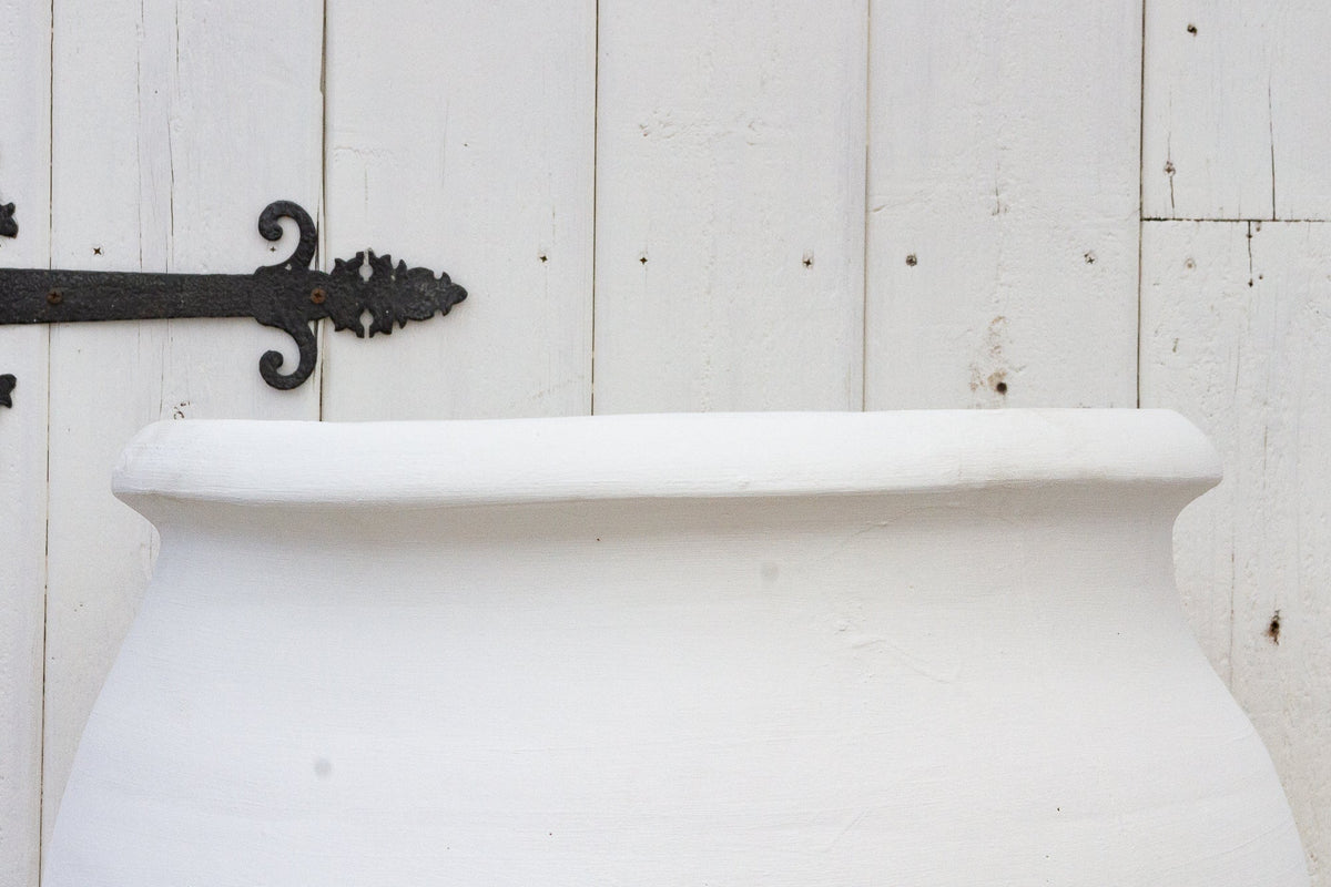 Large Turned Greek Clay Planter