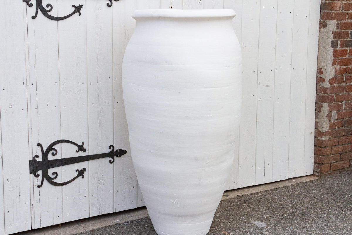 Large Turned Greek Clay Planter