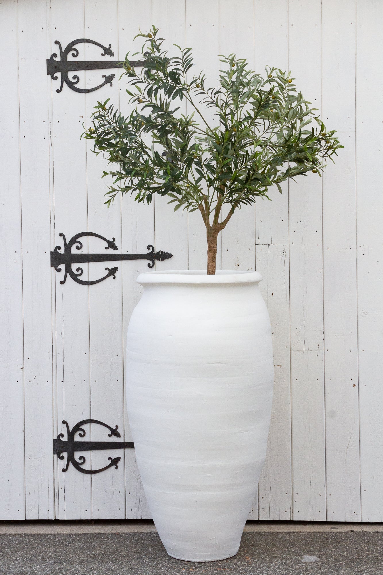 Large Turned Greek Clay Planter