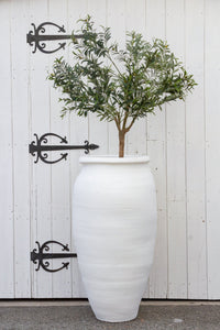 Large Turned Greek Clay Planter