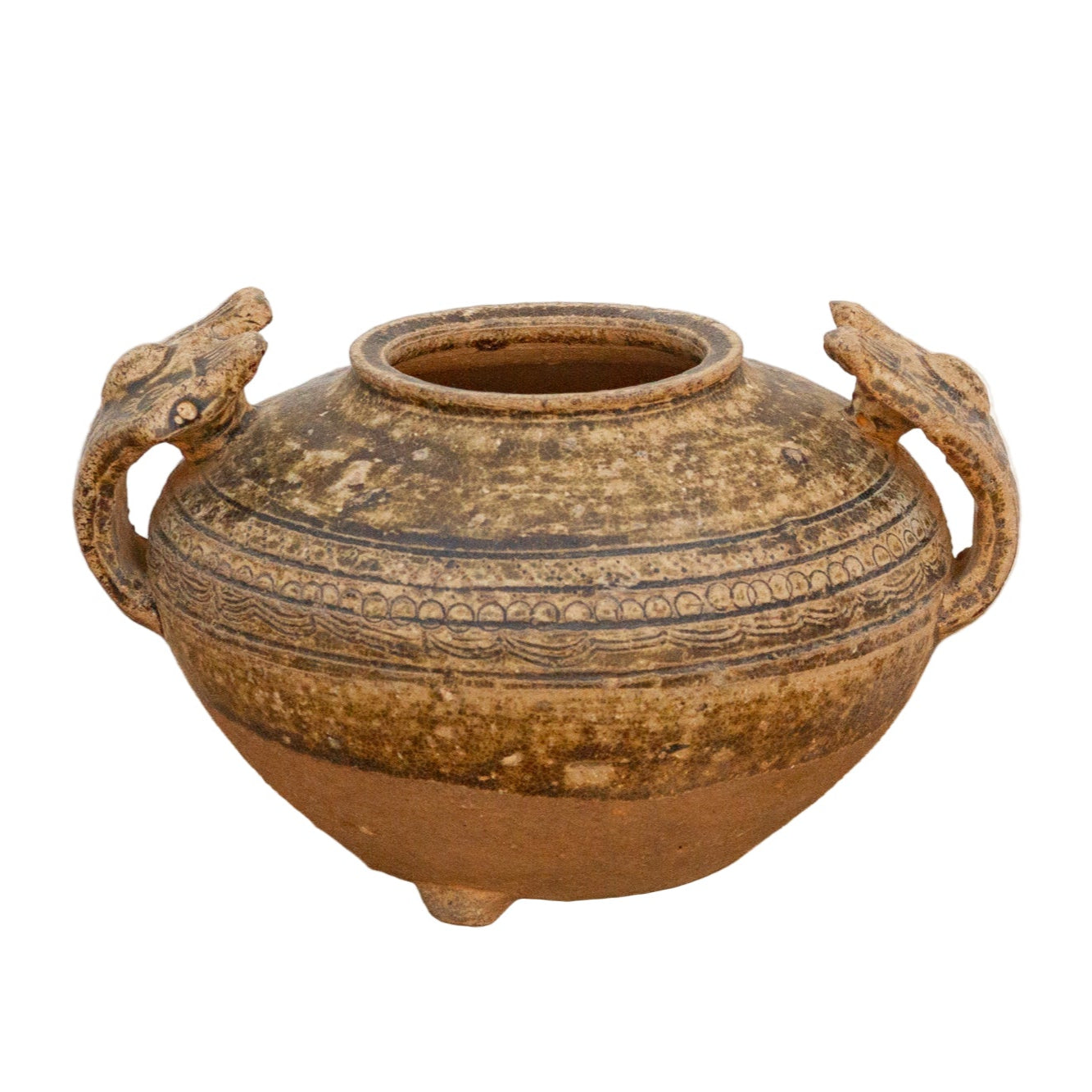 Early Chinese Jar With Large Handles