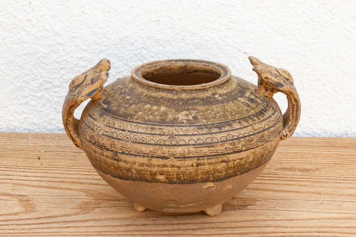 Early Chinese Jar With Large Handles