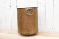 Large Polished Brass Indian Pot