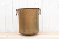 Large Polished Brass Indian Pot