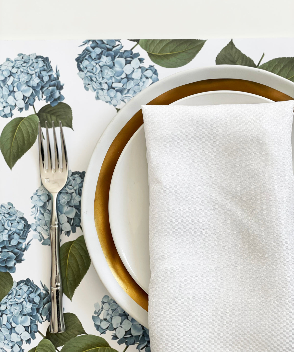 Blue Hydrangea Placemat (Paper)