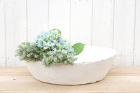 Oversized French White Dough Bowl