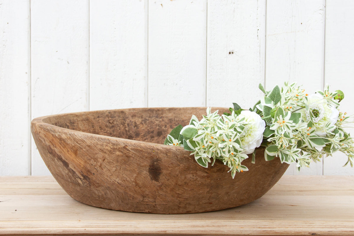 Antique French Country Large Bowl