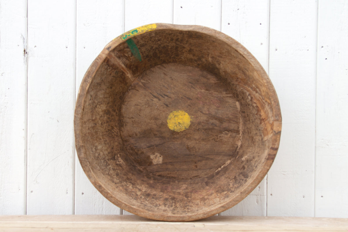Antique French Country Large Bowl