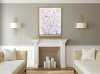 Blush Chinoiserie No. 1 – Fine Art Canvas Print (Various Sizes)