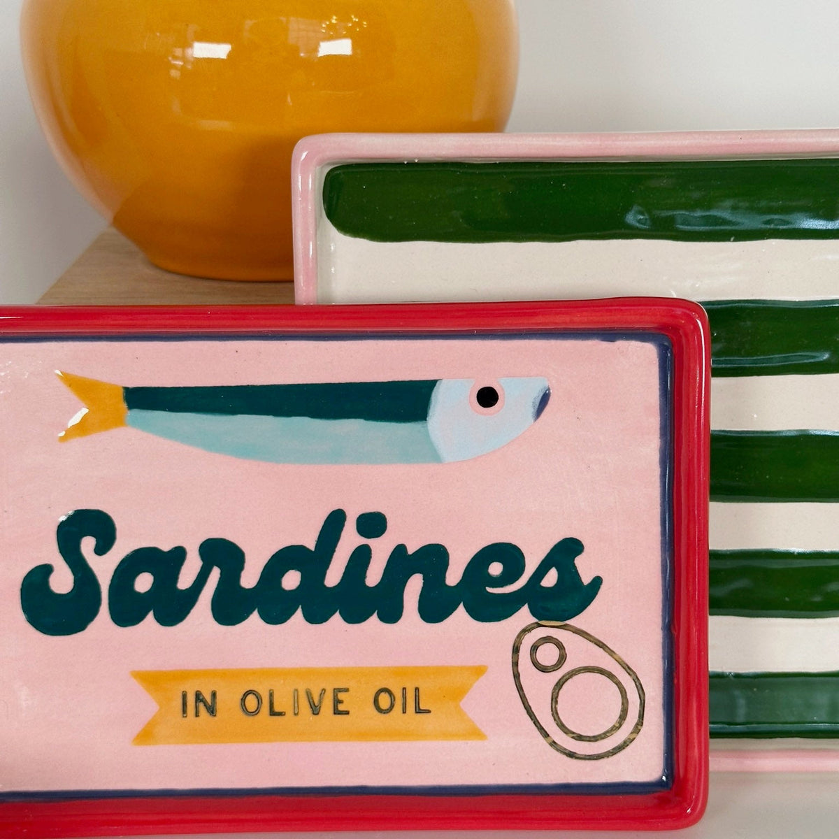 "Canned" Sardine Tray in Pink