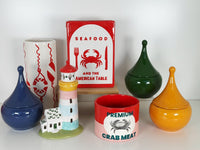 Teardrop Jars in Vintage Blue Jeans (Various Sizes)