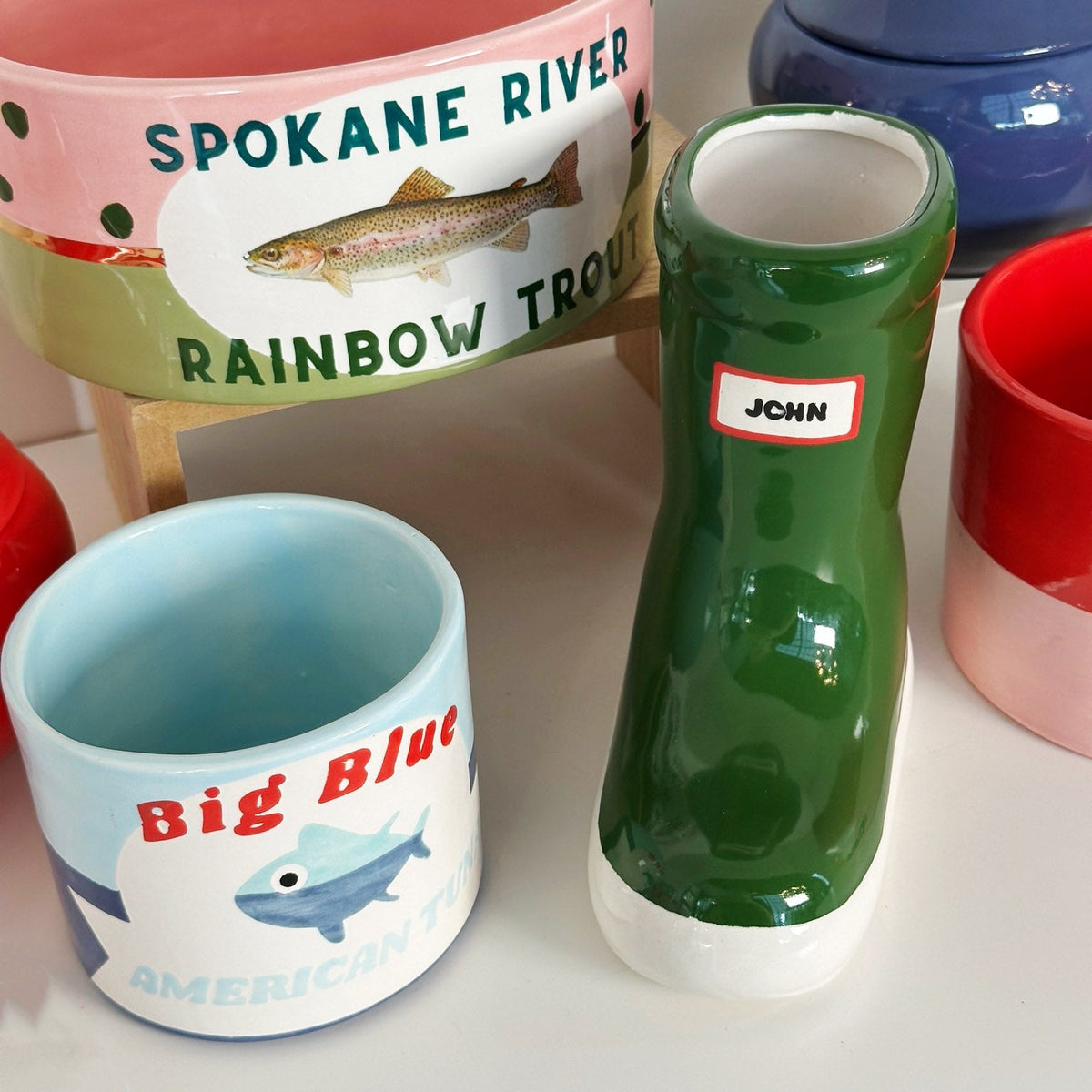 "Canned" Tuna Vase