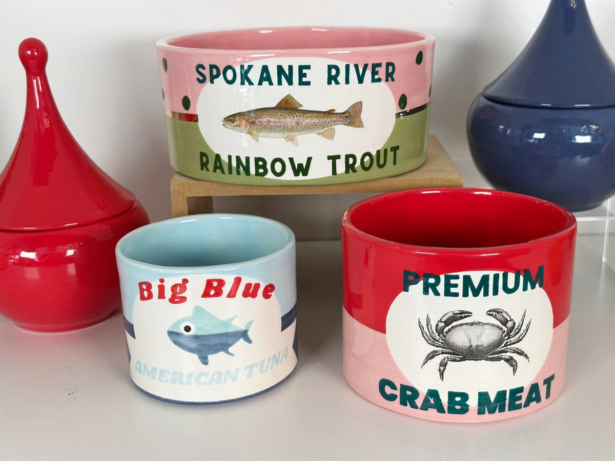 "Canned" Tuna Vase