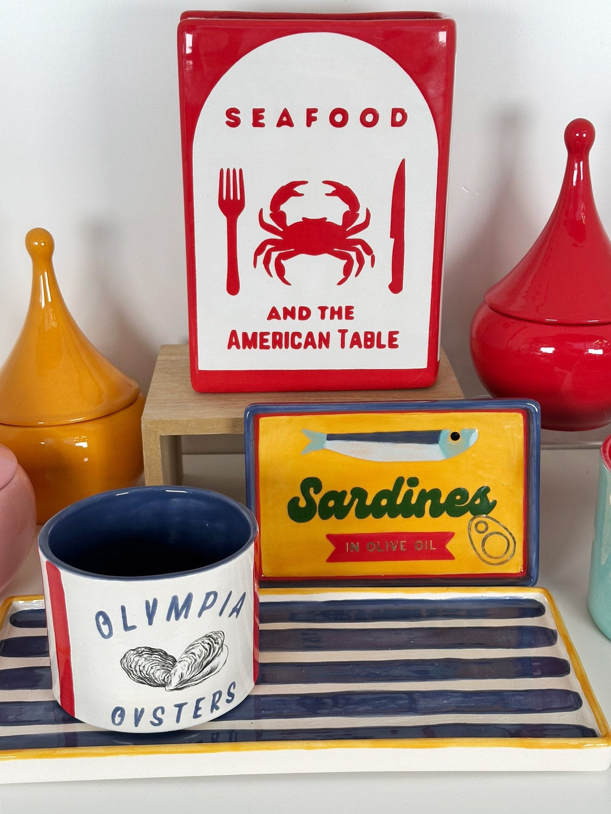 "Canned" Sardine Tray in Yellow
