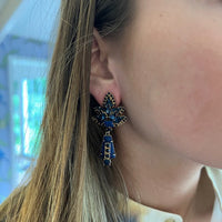 Starburst Earrings – Lapis Lazuli