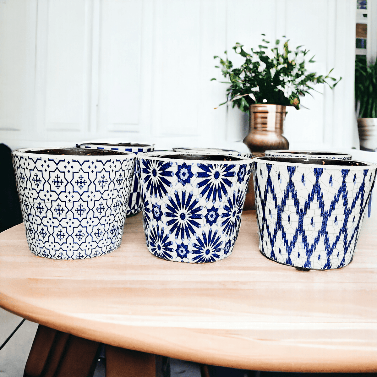 Terracotta Pot 5.5" (Various Prints)