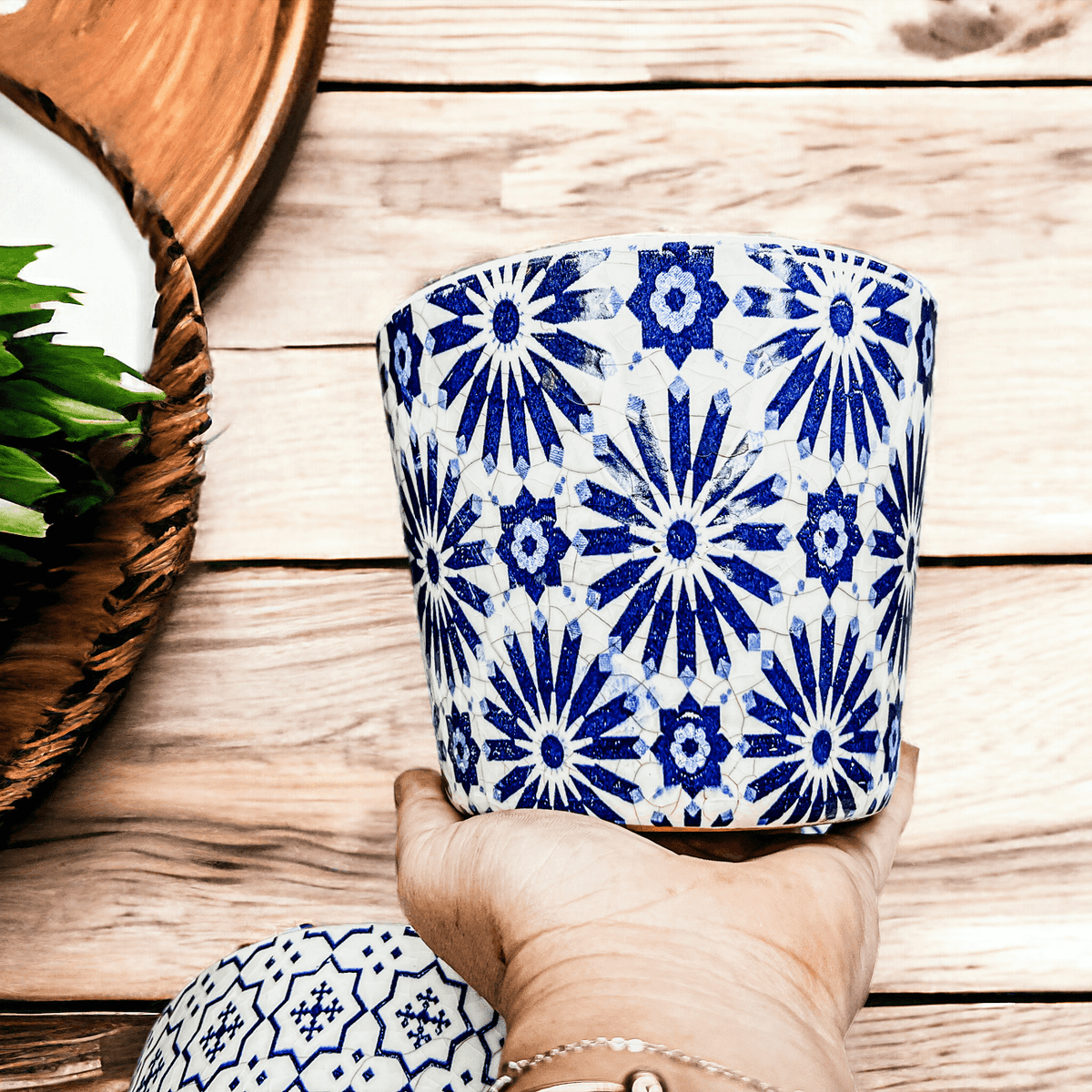 Terracotta Pot 5.5" (Various Prints)