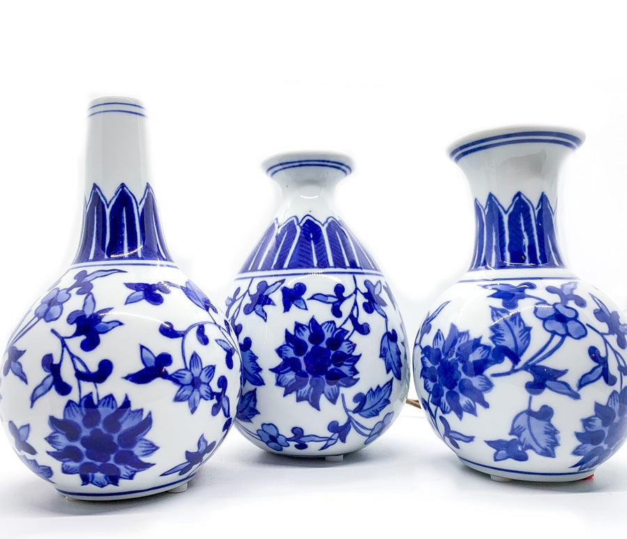 Chinoiserie Mediterranean Canton Vases (Various Styles & Sizes)