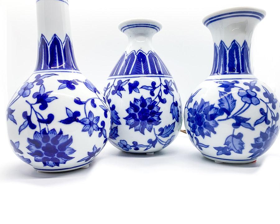 Chinoiserie Mediterranean Canton Vases (Various Styles & Sizes)