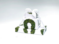 Boxwood Wreath Printed Wrapping Paper  (Sold as Set w/ Gift Tags or Separately)
