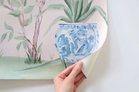 Blush Chinoiserie No. 2 – Fine Art Canvas Print (Various Sizes)