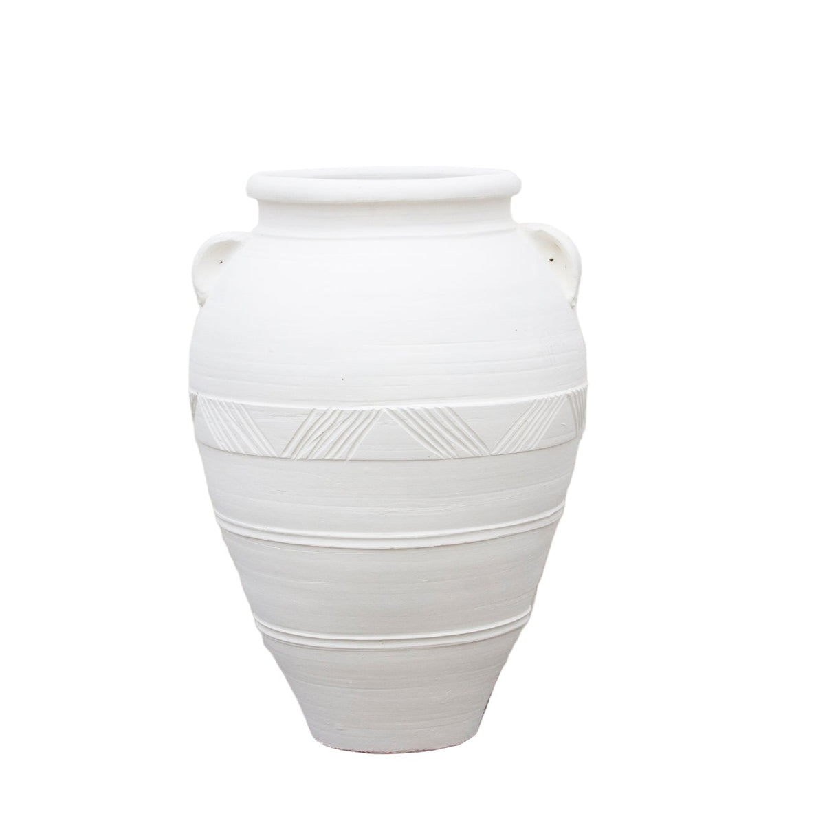 Large Enchanting Mediterranean White Planter