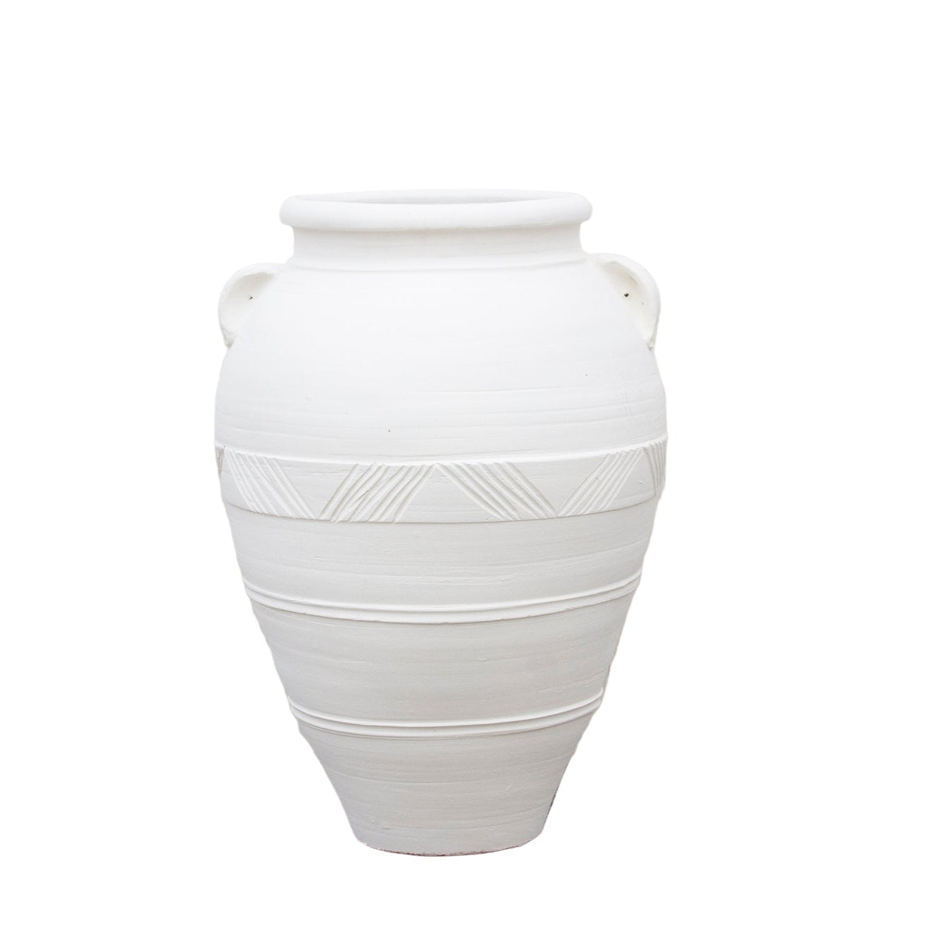 Large Enchanting Mediterranean White Planter