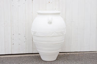 Large Enchanting Mediterranean White Planter