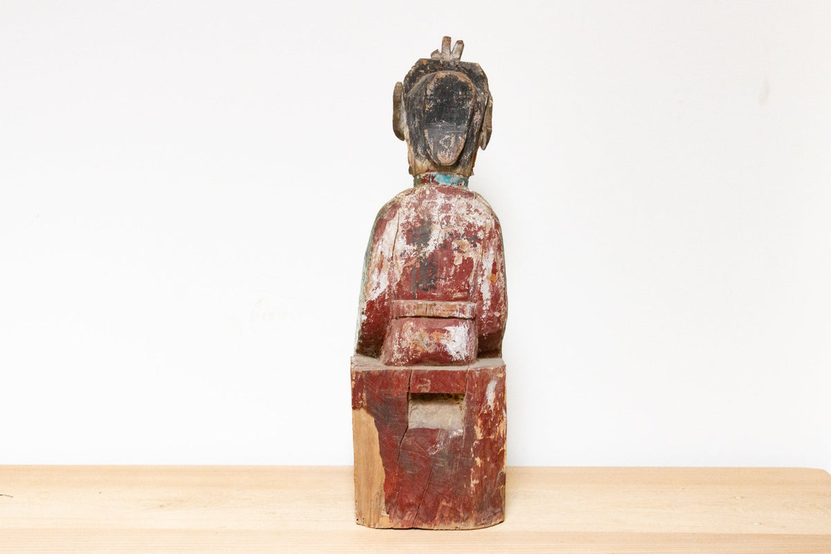 1800's Chinese Royal Official Statue