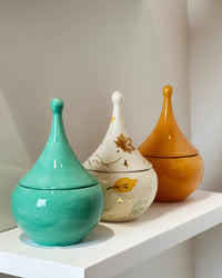 Teardrop Jars in Kitchen Jade (Various Sizes)