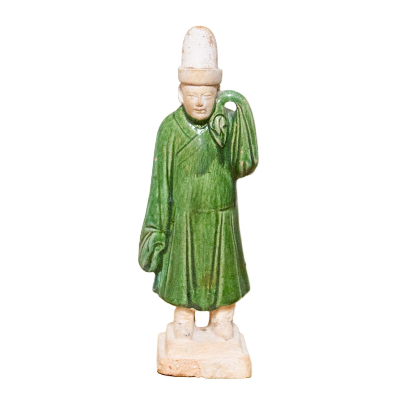Chinese Green Glazed Sancai Figure
