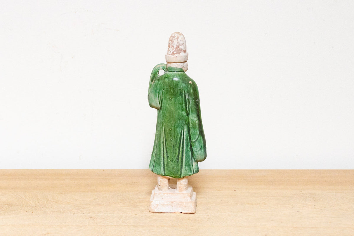 Chinese Green Glazed Sancai Figure