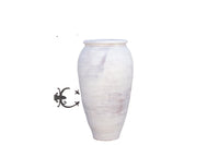 Large White Greek Clay Planter