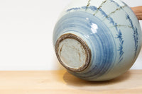 Large Blue & White Porcelain Jar